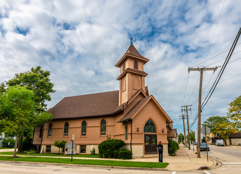 Street view in Algonquin Town of Illinois