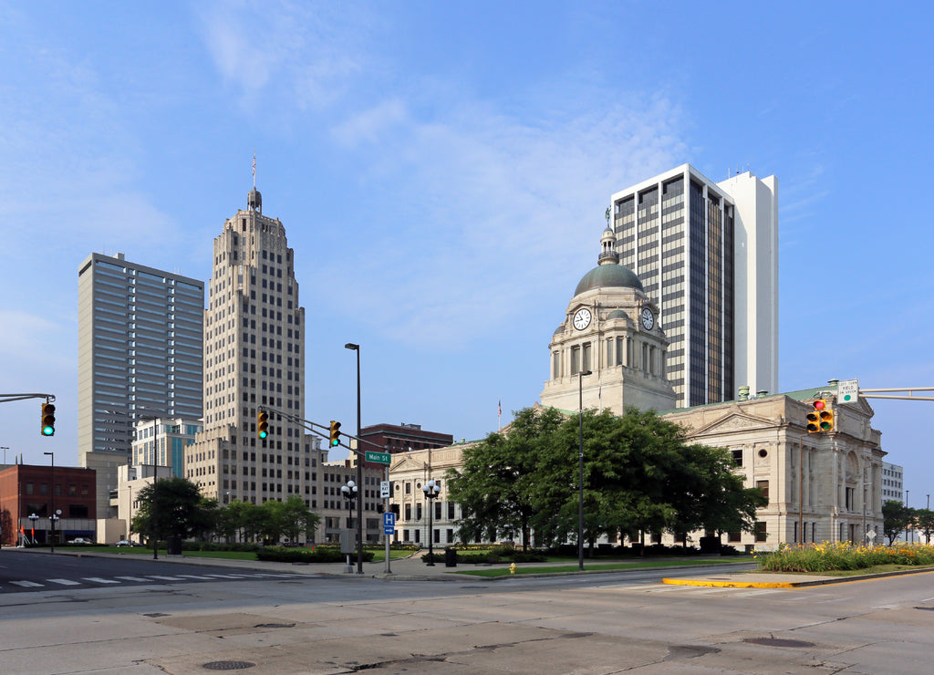 Skyline of Fort Wayne Indiana