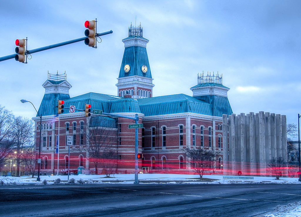 Bartholomew County Courthouse is a historic courthouse located at Columbus, Bartholomew County, Indiana