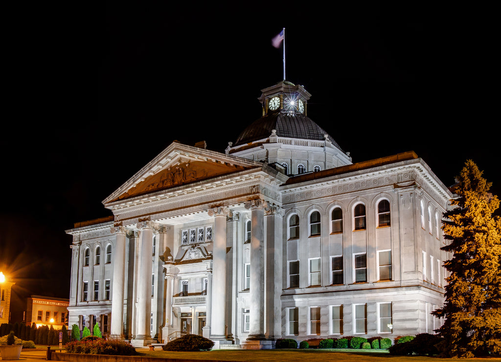 Boone County historic courthouse in Lebanon Indiana