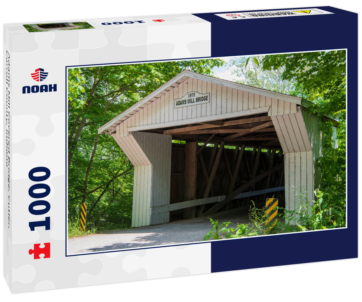 Adams Mill Covered Bridge, Cutler, Carroll County, Indiana