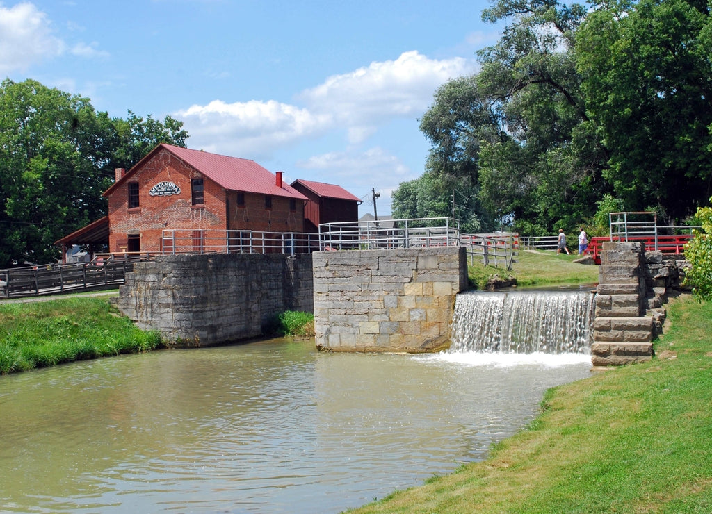 Historic mill in Metamora Indiana