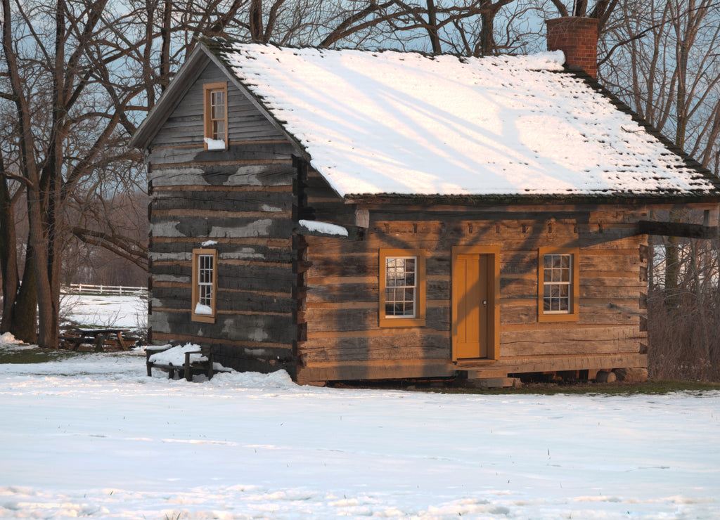 Log Cabin in David Rogers Park, LaGrange County, Indiana