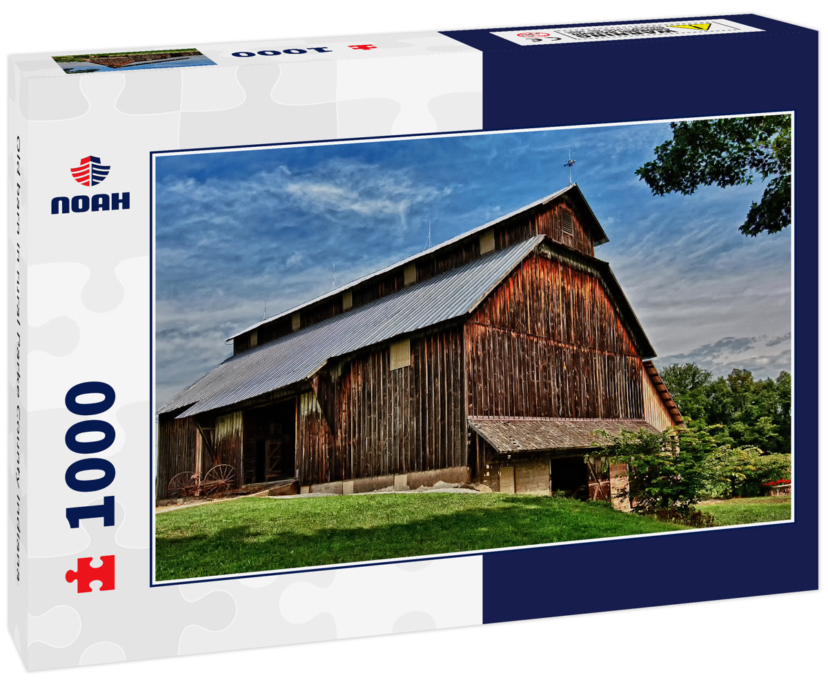 Old barn in rural Parke County Indiana