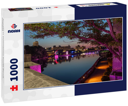 Sunset in Downtown South Bend, Indiana