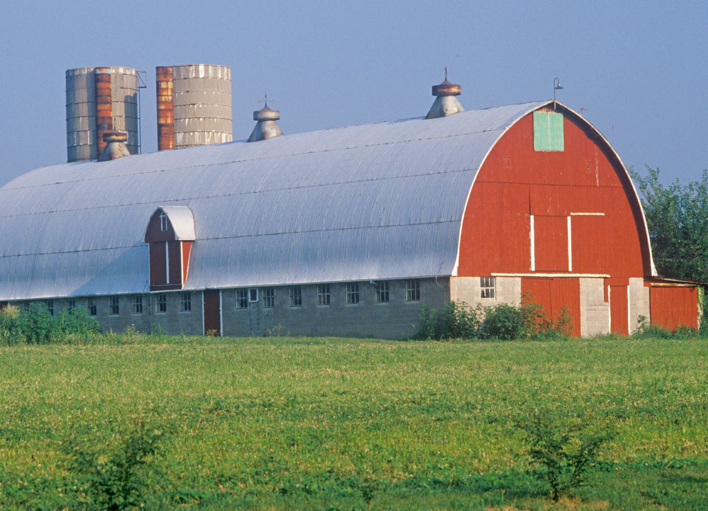 Barn and silo, South Bend, Indiana