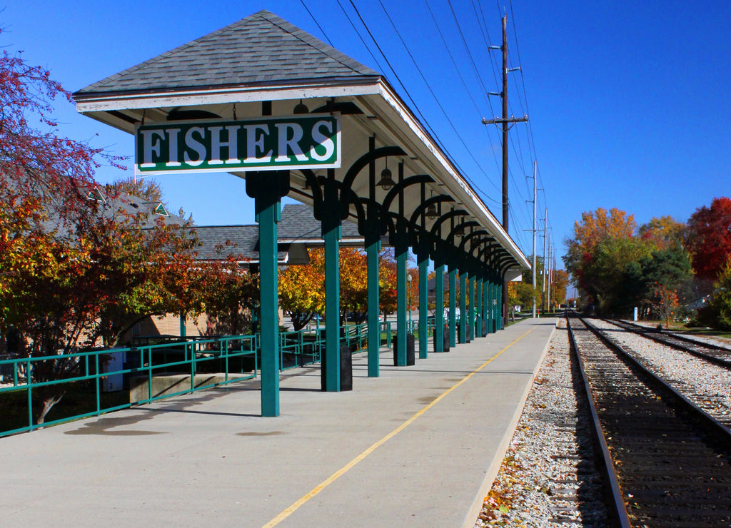 Fishers, Indiana train station