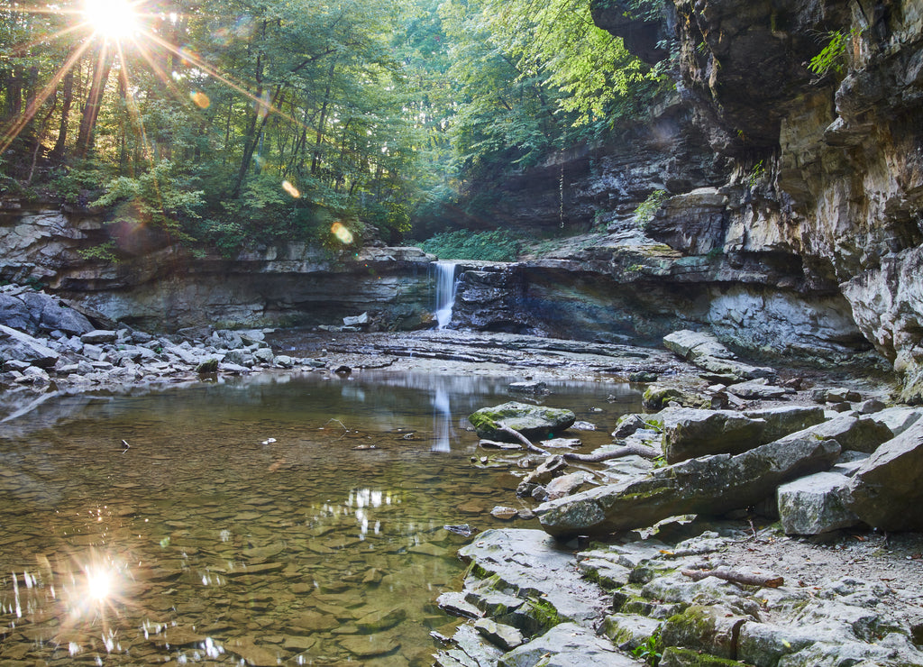 McCormicks Creek Falls in Indiana