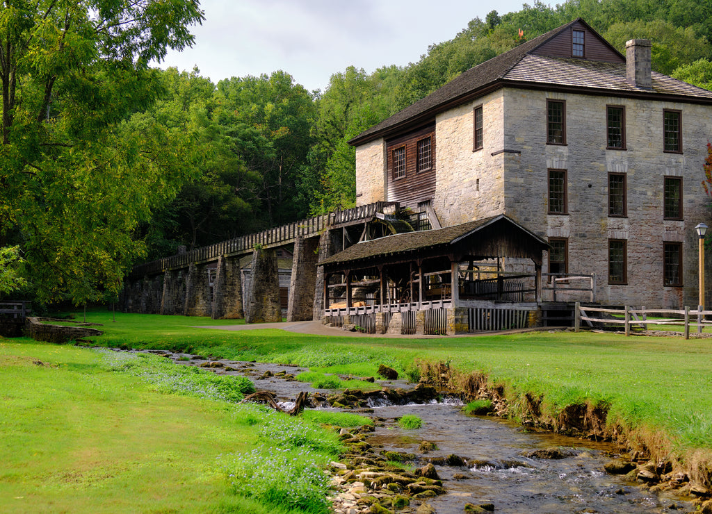 The mill at Springmill State Park in Indiana