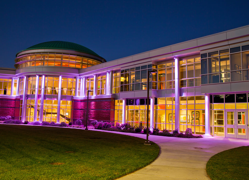 Architecture Indiana Tech College Lights