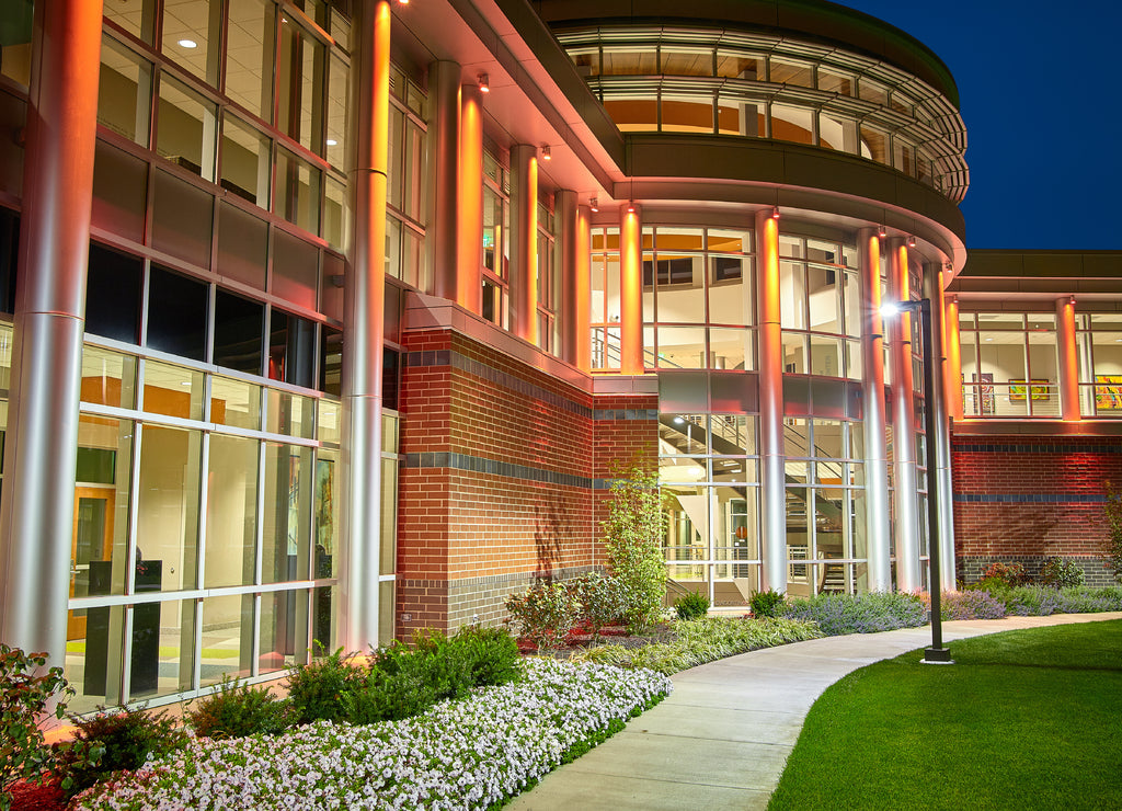 Indiana Tech Architecture Buildings Lights