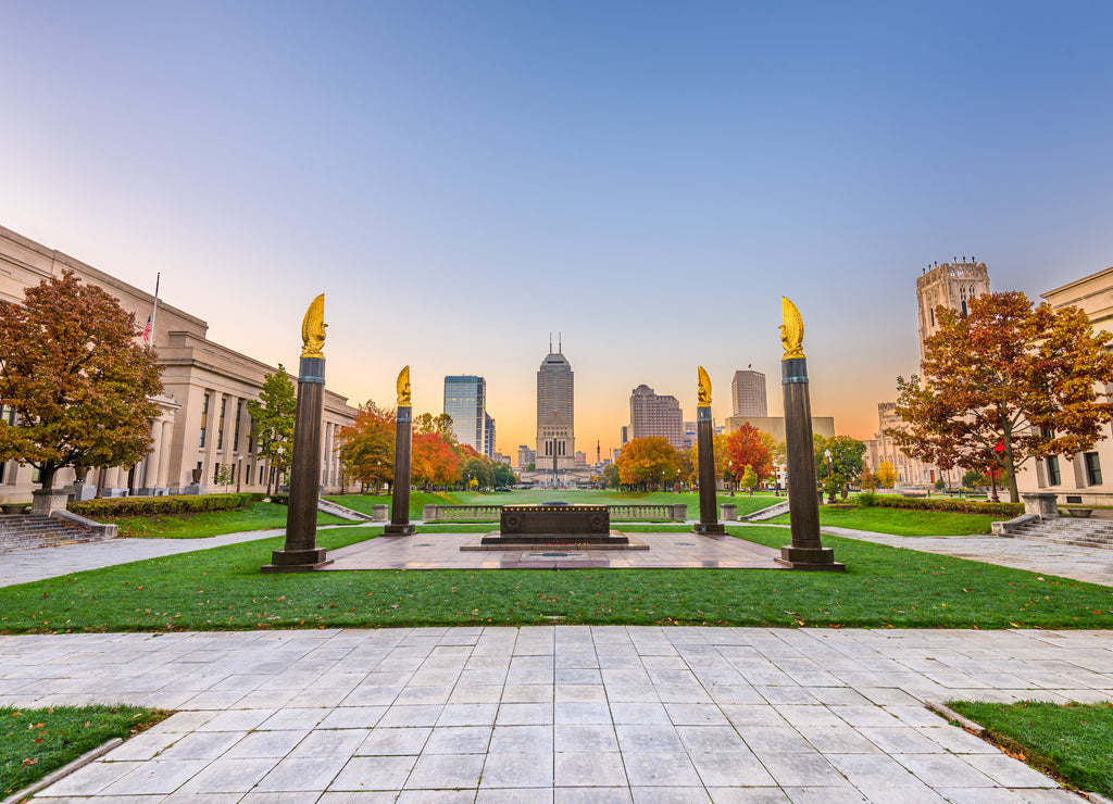 Indianapolis, Indiana, USA Downtown Park