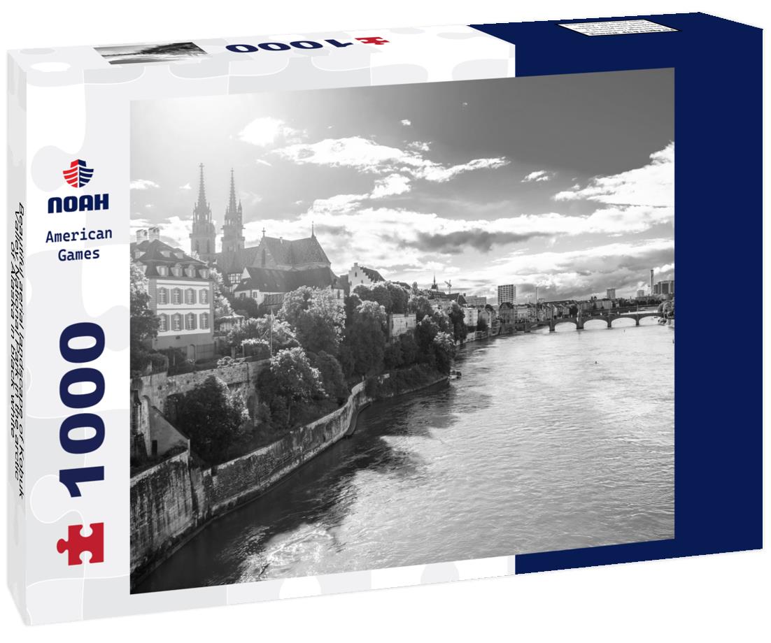 Noah Jigsaw Puzzle Beautiful aerial landscape of Kobuk Valley National Park in the arctic of Alaska in black white 1000 pieces