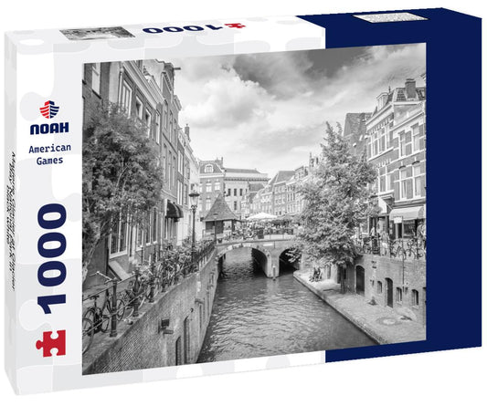 Noah Jigsaw Puzzle Marjerie Glacier at Glacier Bay National Park in black white 1000 pieces