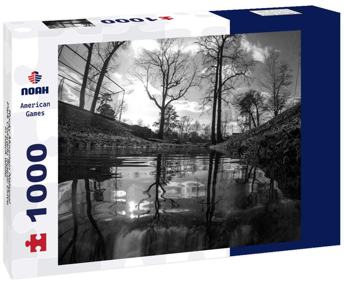 Noah Jigsaw Puzzle Rocky Mountain National Park Colorado Scenic Drive in black white 1000 pieces