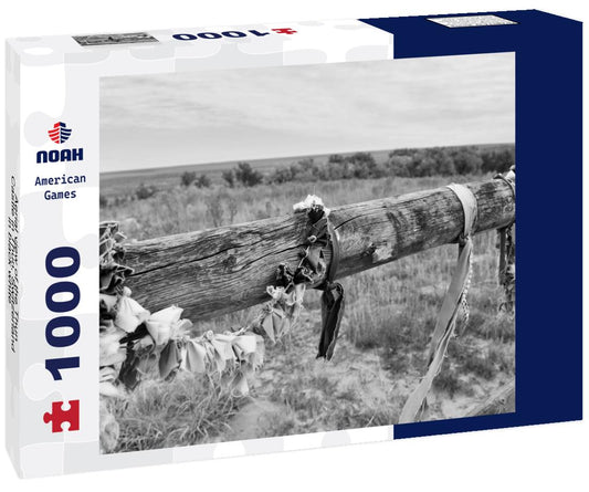 Noah Jigsaw Puzzle Aerial view of the Thun Castle in Thun, Switzerland in black white 1000 pieces