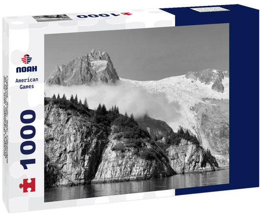 Noah Jigsaw Puzzle Catania, Sicily, Italy. Cityscape of Duomo Square in Catania, Sicily with cathedral Catania at sunrise in black white 1000 pieces