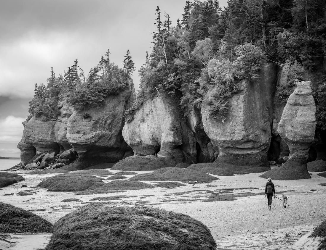 Noah Jigsaw Puzzle Mayan Ruins in Tulum in the Tulum Archaeological Zone in Quintana Roo, Mexico on the Yucatan Peninsula in black white 1000 pieces