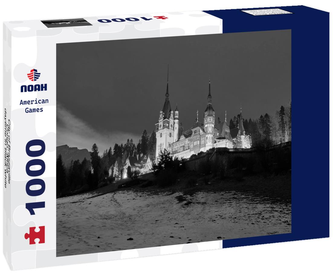 Noah Jigsaw Puzzle City of Brazzaville Congo; Africa - daytime in black white 1000 pieces