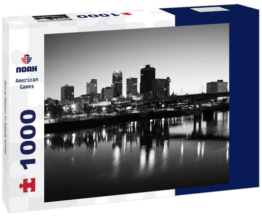 Noah Jigsaw Puzzle Boca Raton in black white 1000 pieces