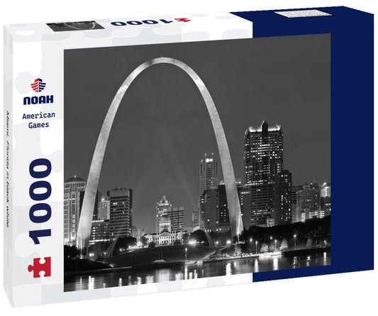 Noah Jigsaw Puzzle Miami, Florida in black white 1000 pieces