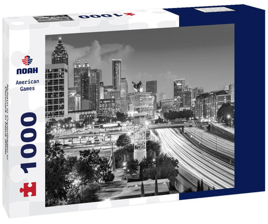 Noah Jigsaw Puzzle Nyhavn in Copenhagen in Denmark in black white 1000 pieces