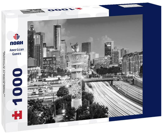 Noah Jigsaw Puzzle Nyhavn in Copenhagen in Denmark in black white 1000 pieces