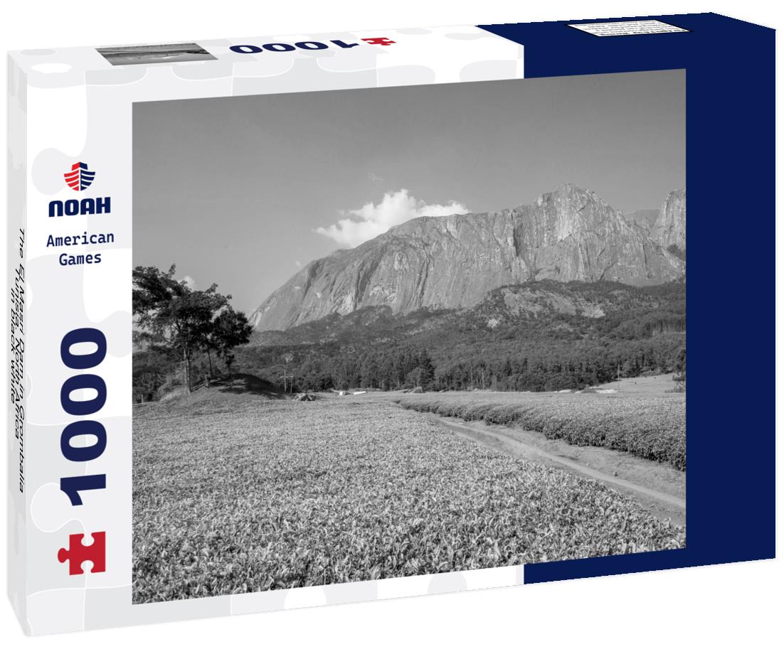 Noah Jigsaw Puzzle The El Masri Dam in Grombalia, Tunisia. North Africa in black white 1000 pieces