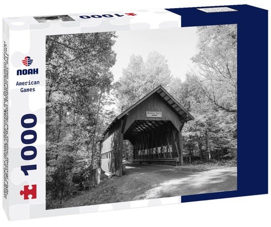 Noah Jigsaw Puzzle The 19th century castle-like Gothic Revival style Old Louisiana State Capitol, also known as the State House overlooking the Mississippi River in downtown Baton Rouge, Louisiana, USA in black white 1000 pieces