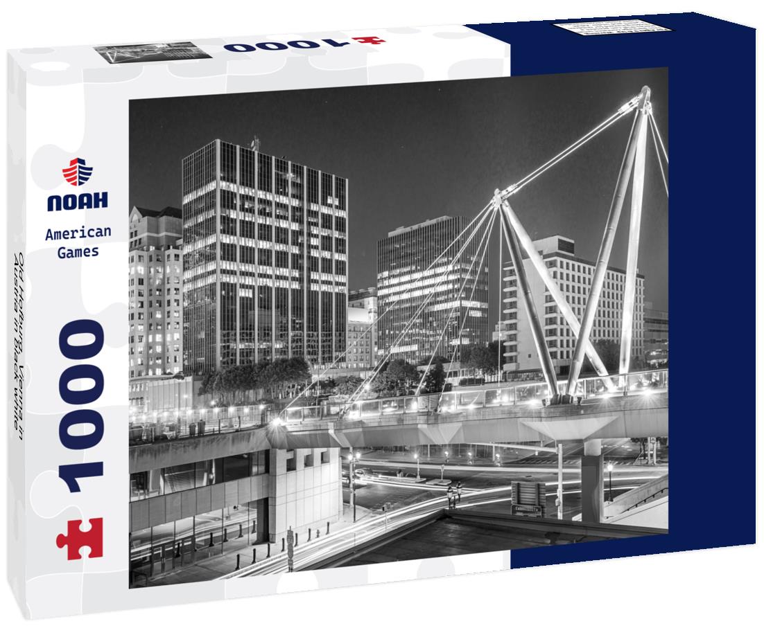 Noah Jigsaw Puzzle Old Hofburg, Vienna in Austria in black white 1000 pieces