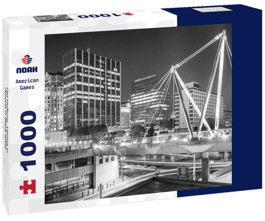 Noah Jigsaw Puzzle Old Hofburg, Vienna in Austria in black white 1000 pieces