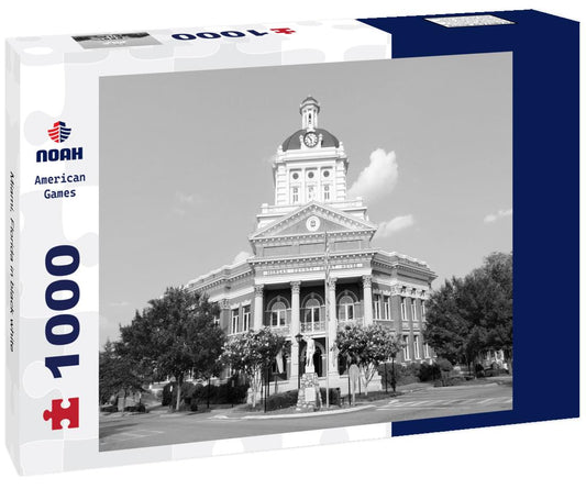 Noah Jigsaw Puzzle Miami, Florida in black white 1000 pieces