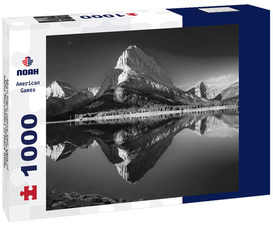 Noah Jigsaw Puzzle Morn blanc nature trail, view of the north west coast of Mahe, Mahe Seychelles in black white 1000 pieces