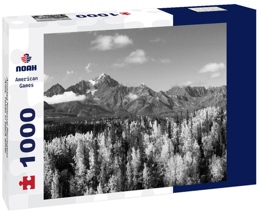 Noah Jigsaw Puzzle Amistad National Recreation Area, Texas in black white 1000 pieces