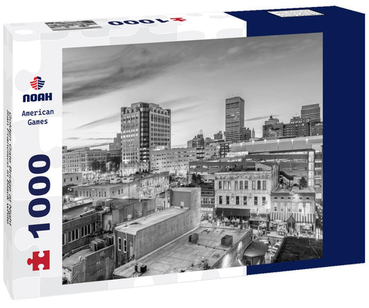 Noah Jigsaw Puzzle Golden Gate Bridge at Night, San Francisco in black white 1000 pieces