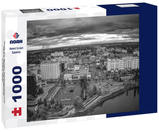 Noah Jigsaw Puzzle Rosie the Riveter National Historical Park in Richmond, California in black white 1000 pieces