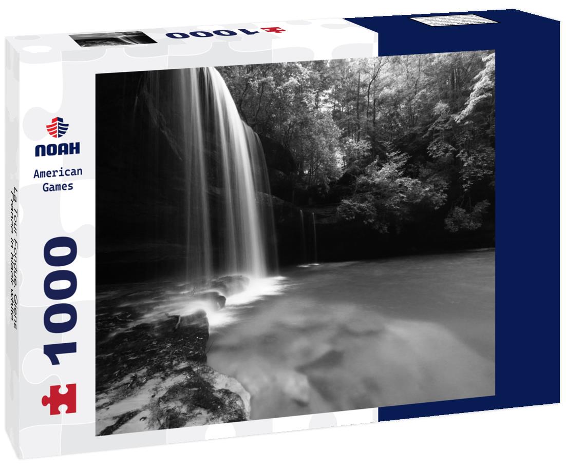 Noah Jigsaw Puzzle La Tour Fondue, Giens, France in black white 1000 pieces