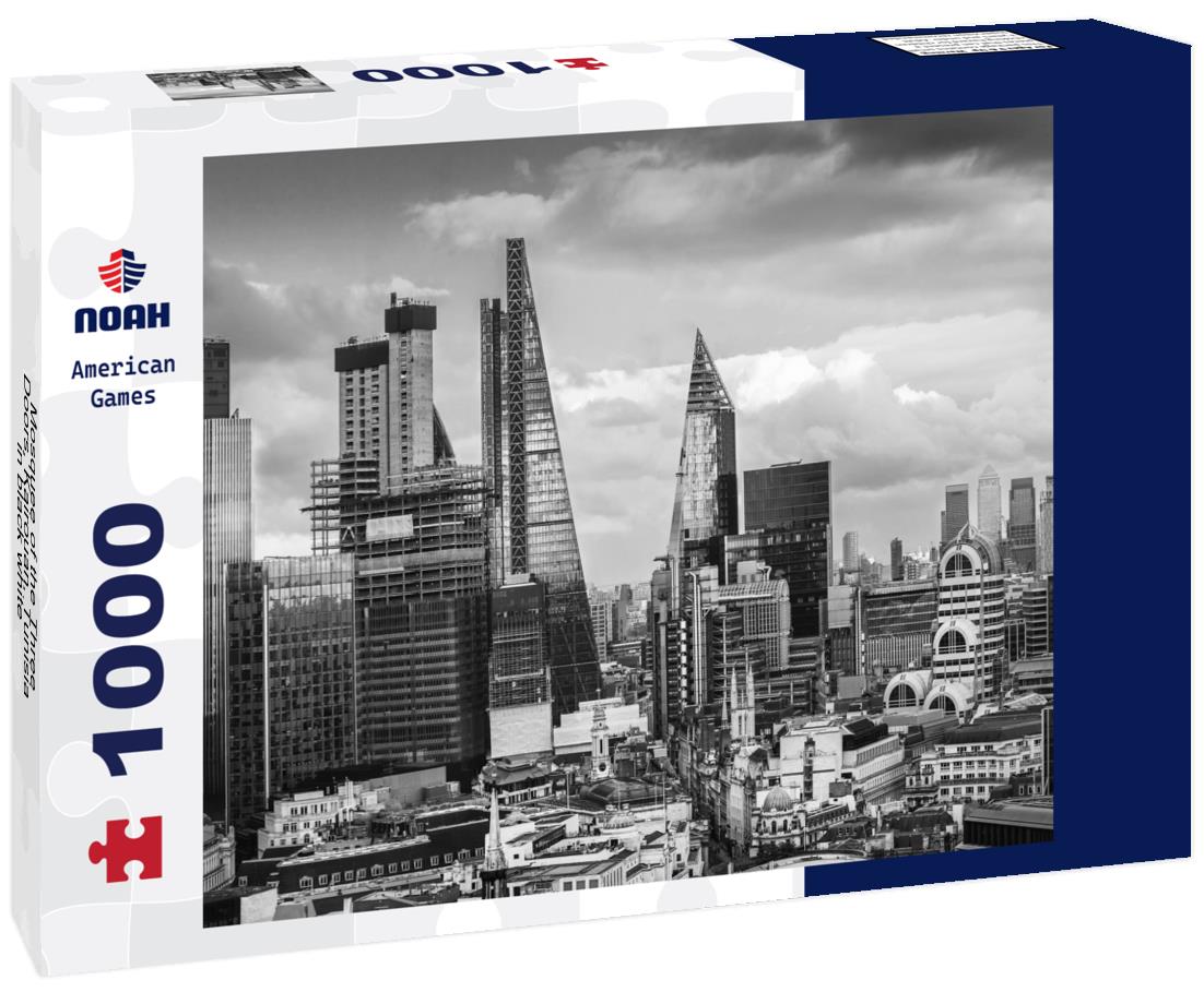 Noah Jigsaw Puzzle Mosquee of the Three Doors, Kairouan, Tunisia in black white 1000 pieces