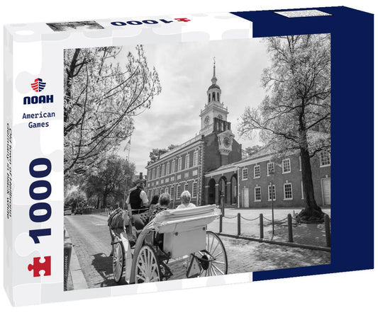 Noah Jigsaw Puzzle Old town of Heilbronn, Germany in black white 1000 pieces