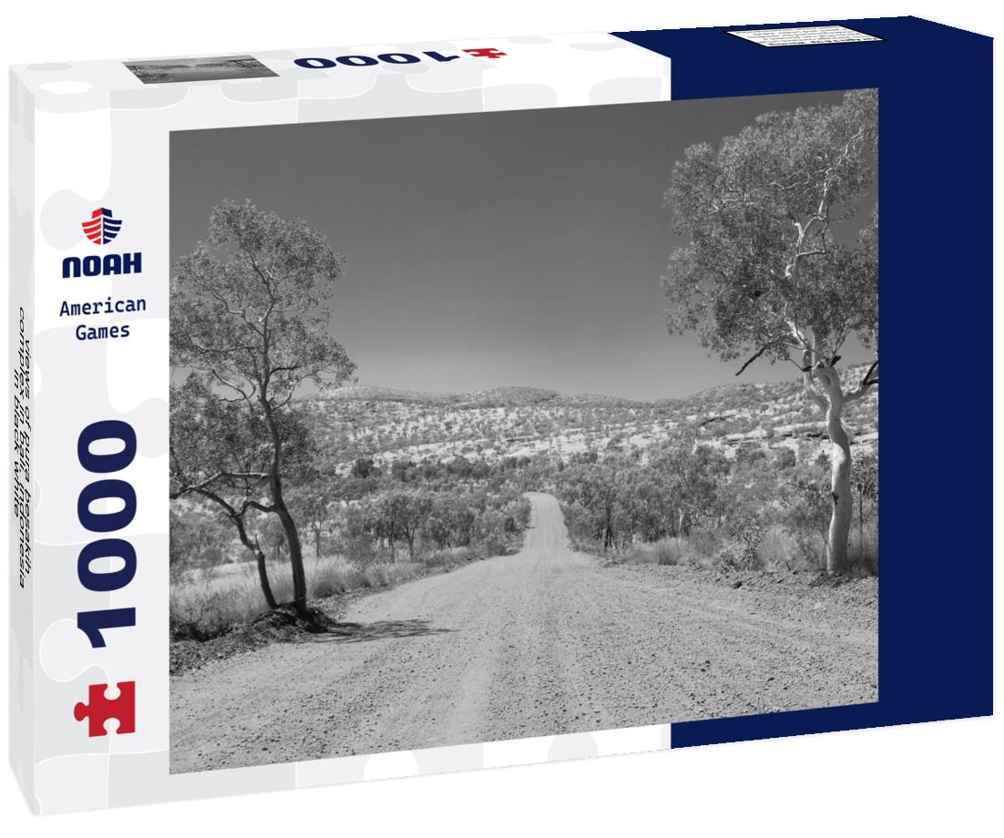 Noah Jigsaw Puzzle views of pura besakih complex in bali, indonesia in black white 1000 pieces