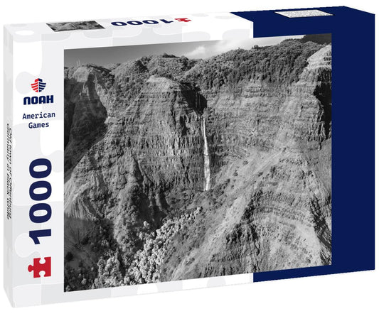 Noah Jigsaw Puzzle Old town of Offenburg, Germany in black white 1000 pieces