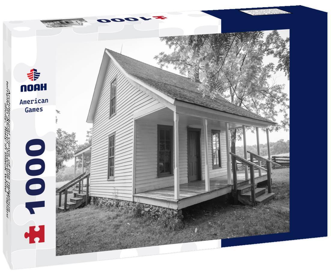 Noah Jigsaw Puzzle Architectural views of the religious temple in Alcamo, province of Trapani, Sicily, Italy in black white 1000 pieces