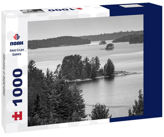 Noah Jigsaw Puzzle Old town of Schorndorf, Germany in black white 1000 pieces