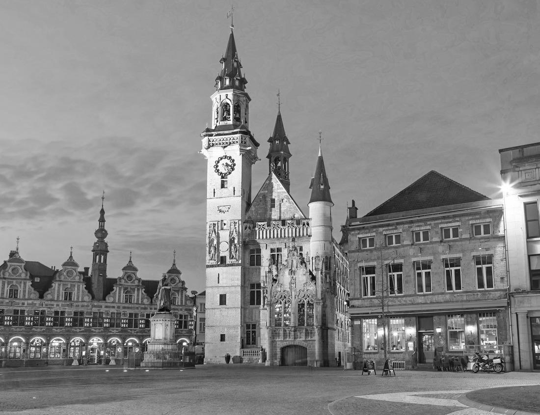 Noah Jigsaw Puzzle Virginia Beach, Virginia, USA in black white 1000 pieces