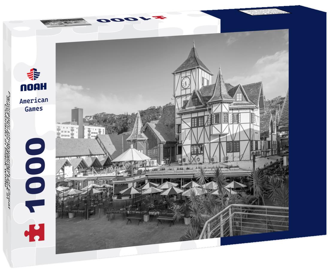 Noah Jigsaw Puzzle Panoramic photopgraph of Great Sand Dunes National Park in Colorado in black white 1000 pieces