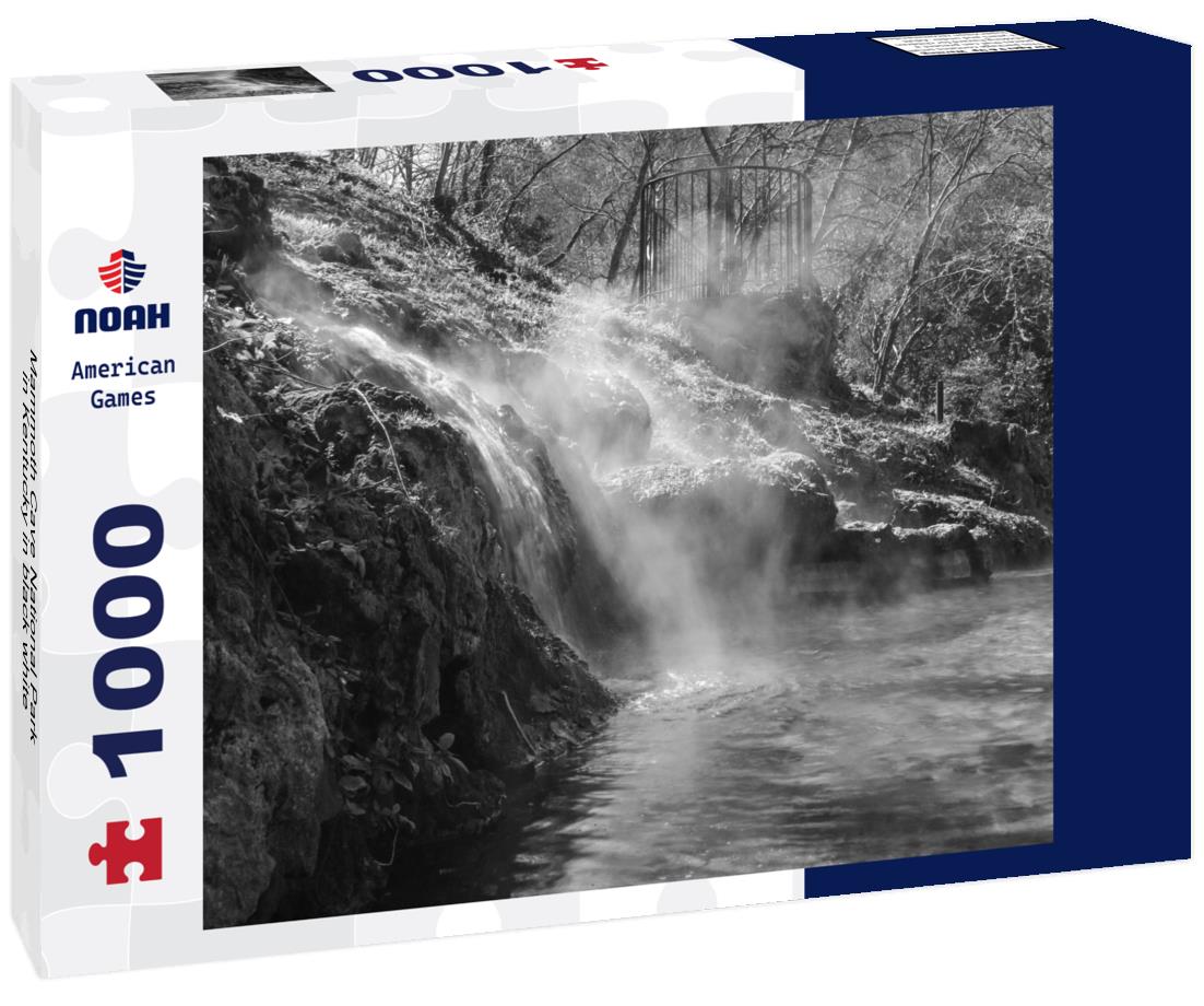 Noah Jigsaw Puzzle Mammoth Cave National Park in Kentucky in black white 1000 pieces