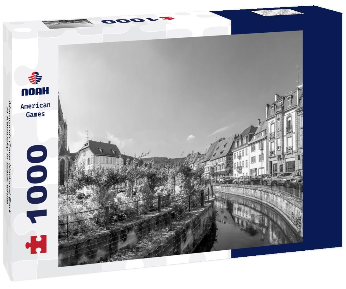 Noah Jigsaw Puzzle Mammoth Cave National Park in Kentucky in black white 1000 pieces