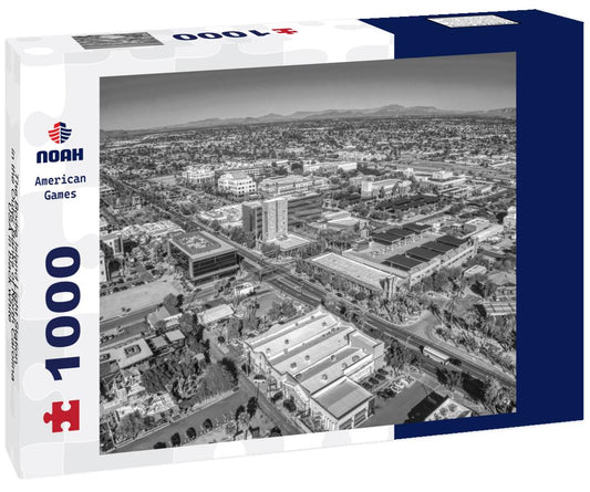 Noah Jigsaw Puzzle The Bodie Island Light Station in the Outer Banks of North Carolina, USA in black white 1000 pieces