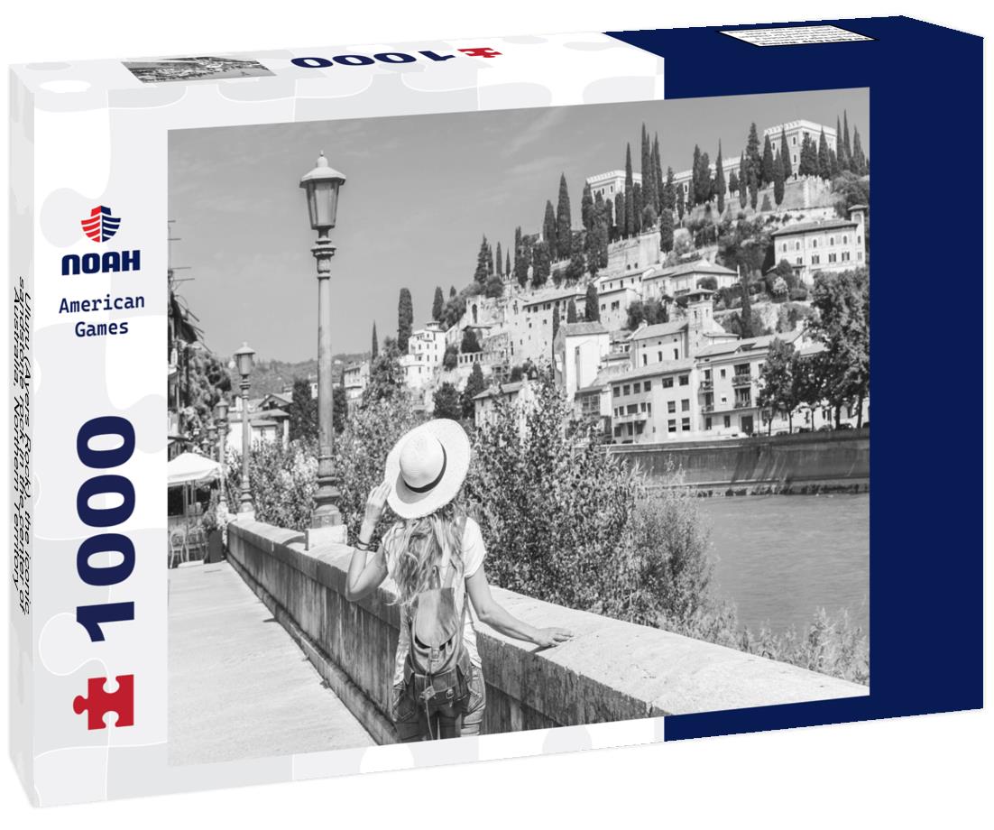 Noah Jigsaw Puzzle Uluru (Ayers Rock), the iconic sandstone rock in the center of Australia, Northern Territory, Australia in black white 1000 pieces