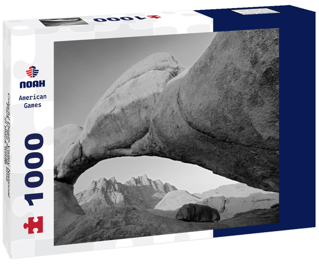 Noah Jigsaw Puzzle Colorful Death Valley National Park in the Spring time in black white 1000 pieces